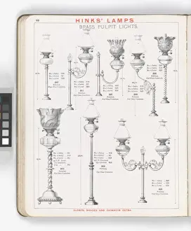Page from Hinks Lamps catalogue