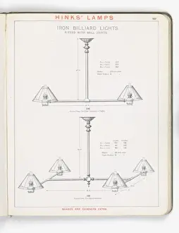 Page from Hinks Lamps catalogue