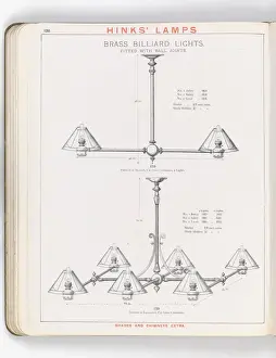 Page from Hinks Lamps catalogue