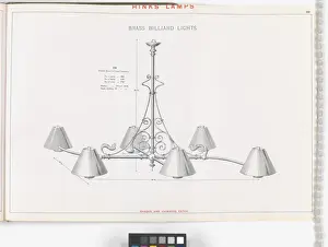 Page from Hinks Lamps catalogue