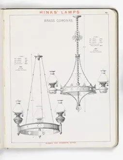 Page from Hinks Lamps catalogue