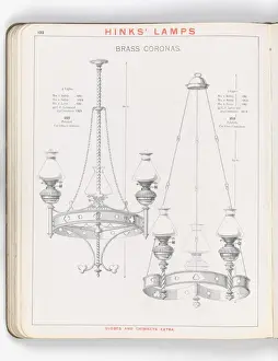 Page from Hinks Lamps catalogue