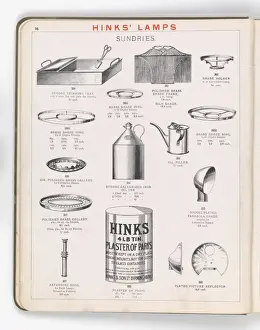 Page from Hinks Lamps catalogue