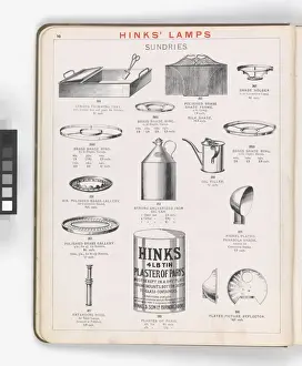 Page from Hinks Lamps catalogue