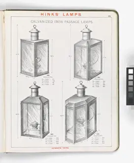 Page from Hinks Lamps catalogue