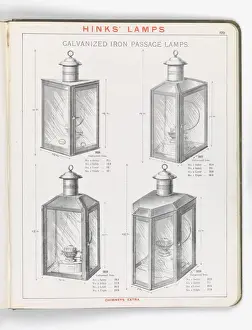 Page from Hinks Lamps catalogue