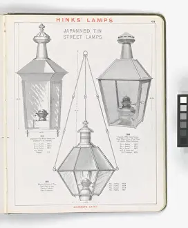 Page from Hinks Lamps catalogue