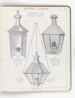 Page from Hinks Lamps catalogue