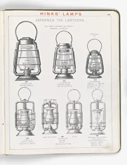 Page from Hinks Lamps catalogue