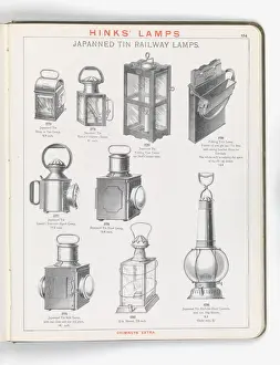Page from Hinks Lamps catalogue