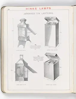 Page from Hinks Lamps catalogue