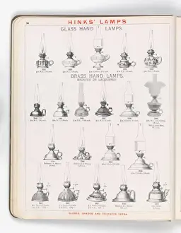 Page from Hinks Lamps catalogue