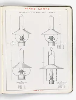 Page from Hinks Lamps catalogue