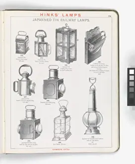 Page from Hinks Lamps catalogue