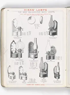 Page from Hinks Lamps catalogue