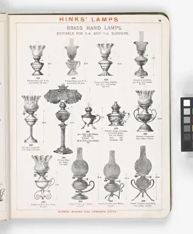 Page from Hinks Lamps catalogue