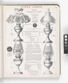 Page from Hinks Lamps catalogue