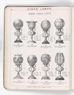Page from Hinks Lamps catalogue