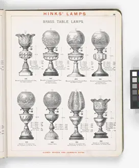 Page from Hinks Lamps catalogue