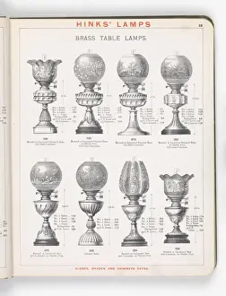 Page from Hinks Lamps catalogue