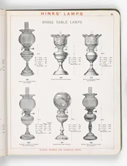 Page from Hinks Lamps catalogue