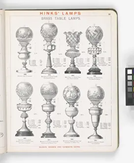 Page from Hinks Lamps catalogue