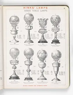 Page from Hinks Lamps catalogue