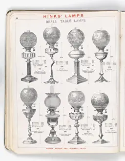 Page from Hinks Lamps catalogue