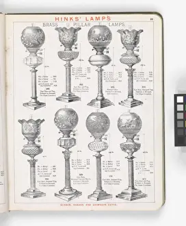 Page from Hinks Lamps catalogue