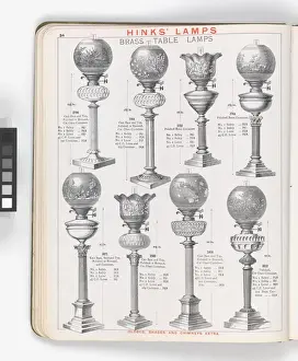 Page from Hinks Lamps catalogue