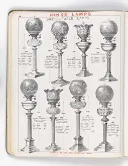 Page from Hinks Lamps catalogue