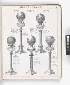 Page from Hinks Lamps catalogue