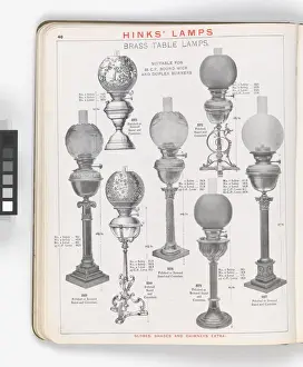 Page from Hinks Lamps catalogue
