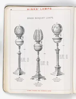 Page from Hinks Lamps catalogue