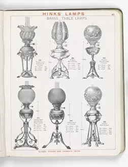 Page from Hinks Lamps catalogue