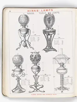 Page from Hinks Lamps catalogue