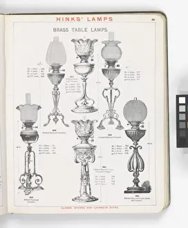 Page from Hinks Lamps catalogue
