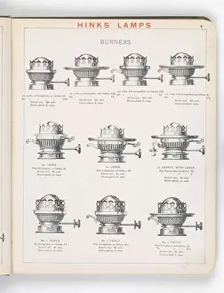 Page from Hinks Lamps catalogue