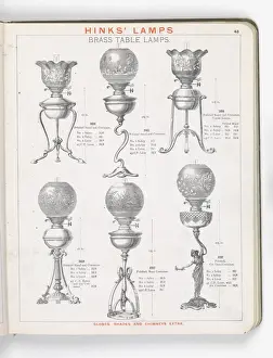 Page from Hinks Lamps catalogue