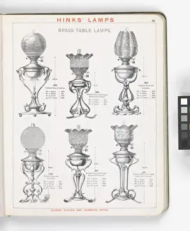 Page from Hinks Lamps catalogue