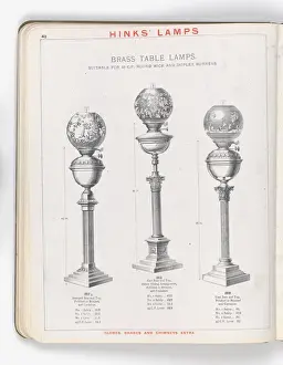 Page from Hinks Lamps catalogue