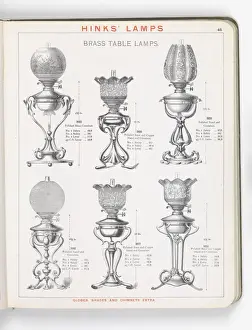 Page from Hinks Lamps catalogue