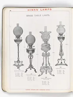 Page from Hinks Lamps catalogue