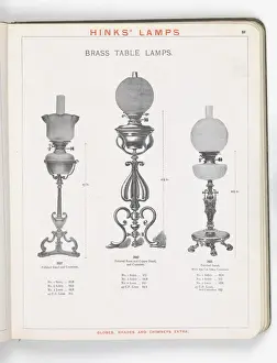 Page from Hinks Lamps catalogue