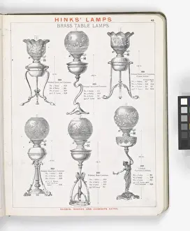 Page from Hinks Lamps catalogue