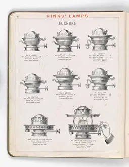 Page from Hinks Lamps catalogue