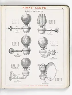 Page from Hinks Lamps catalogue