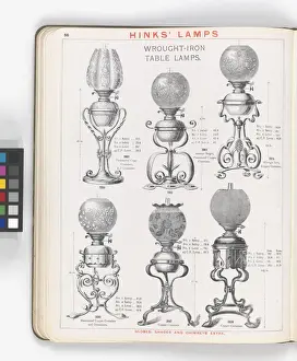 Page from Hinks Lamps catalogue