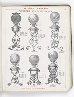 Page from Hinks Lamps catalogue