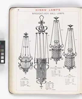 Page from Hinks Lamps catalogue